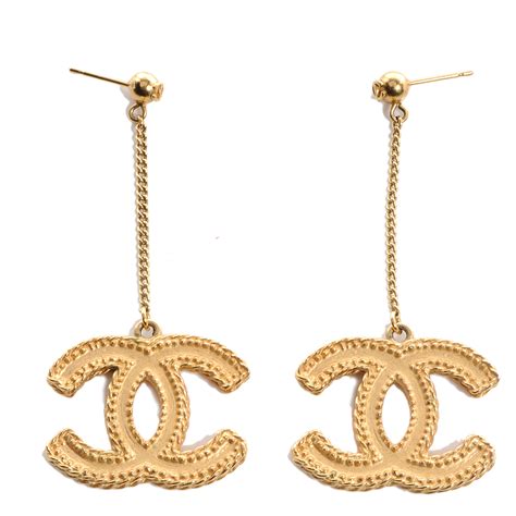 chanel long drop earrings|where to buy chanel earrings.